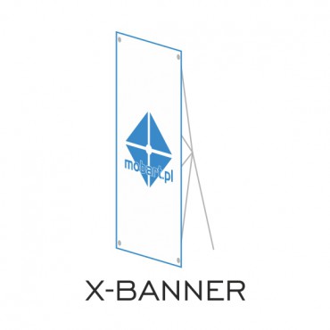 Xbanner 80x180 cm